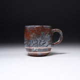Shozan Kiln Espresso Cup - Brown Shino - Round / 荘山窯 紅志野 デミタスコーヒー