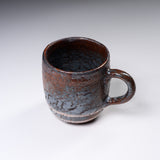 Shozan Kiln Espresso Cup - Brown Shino - Round / 荘山窯 紅志野 デミタスコーヒー