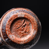 Shozan Kiln Espresso Cup - Brown Shino - Round / 荘山窯 紅志野 デミタスコーヒー