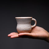 Shozan Kiln Espresso Cup - White Shino / 荘山窯 紅志野 デミタスコーヒー
