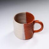 Shozan Kiln Mug Cup - Red and White / 荘山窯 志野 マグカップ