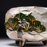 Shunzan Kiln Kyo Kiyomizu Ware Three legs Incense Bowl / 俊山窯 香立て