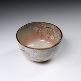 Shunzan Kiln Kyo Kiyomizu Ware Matcha Bowl - Cherry Blossom / 俊山窯 抹茶碗