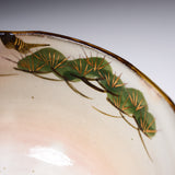 Shunzan Kiln Kyo Kiyomizu Ware Matcha Bowl - Pine Tree / 俊山窯 抹茶碗