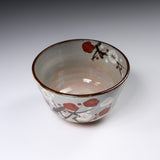 Shunzan Kiln Kyo Kiyomizu Ware Matcha Bowl - Plum / 俊山窯 抹茶碗