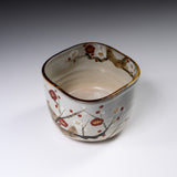 Shunzan Kiln Kyo Kiyomizu Ware Premium Matcha Bowl - Plum / 俊山窯 抹茶碗