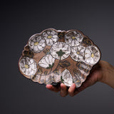 Shunzan Kiln Kyo Kiyomizu Ware Chrysanthemum Plate / 俊山窯 浅皿 菊尽し