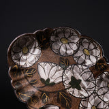 Shunzan Kiln Kyo Kiyomizu Ware Chrysanthemum Plate / 俊山窯 浅皿 菊尽し