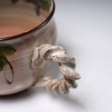 Shunzan Kiln Kyo Kiyomizu Ware Twisted Handle Mug - Grapes / 俊山窯 マグカップ