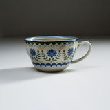 Blue Flower Garden Series - Soup Mug / 美濃焼き 花園シリーズ