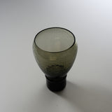 Sugahara Handmade Glassworks - Sen - Chasen Shape Tumbler - Carbon Black / 菅原工芸硝子 Sghr