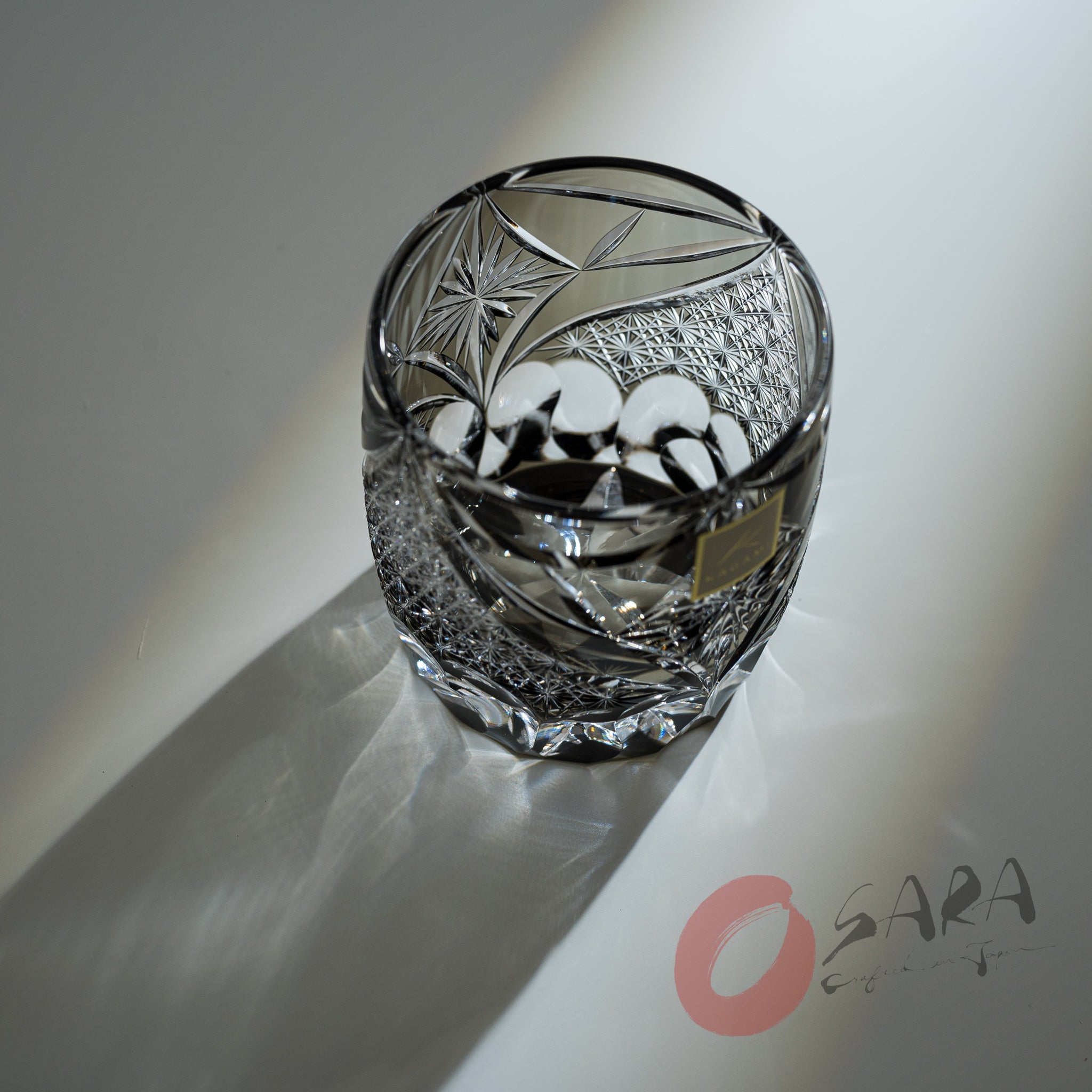 KAGAMI Crystal Multilayer Coloured Sake Glass - Keiunkai / 慶雲海