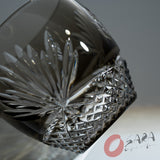 KAGAMI Crystal Edo-Kiriko Sake Glass - "Queen of the Night" / 月下美人