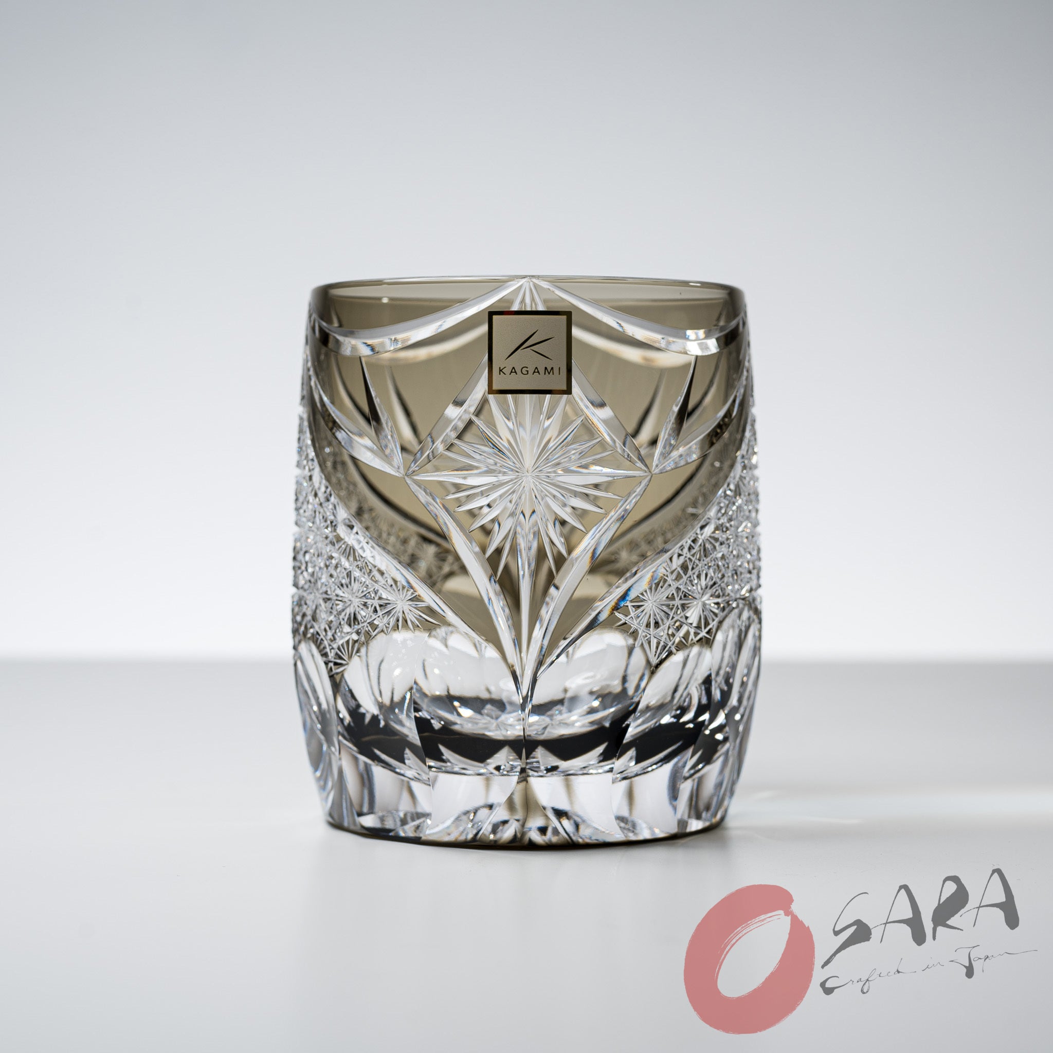 KAGAMI Crystal Multilayer Coloured Rock Glass - Keiunkai / 慶雲海