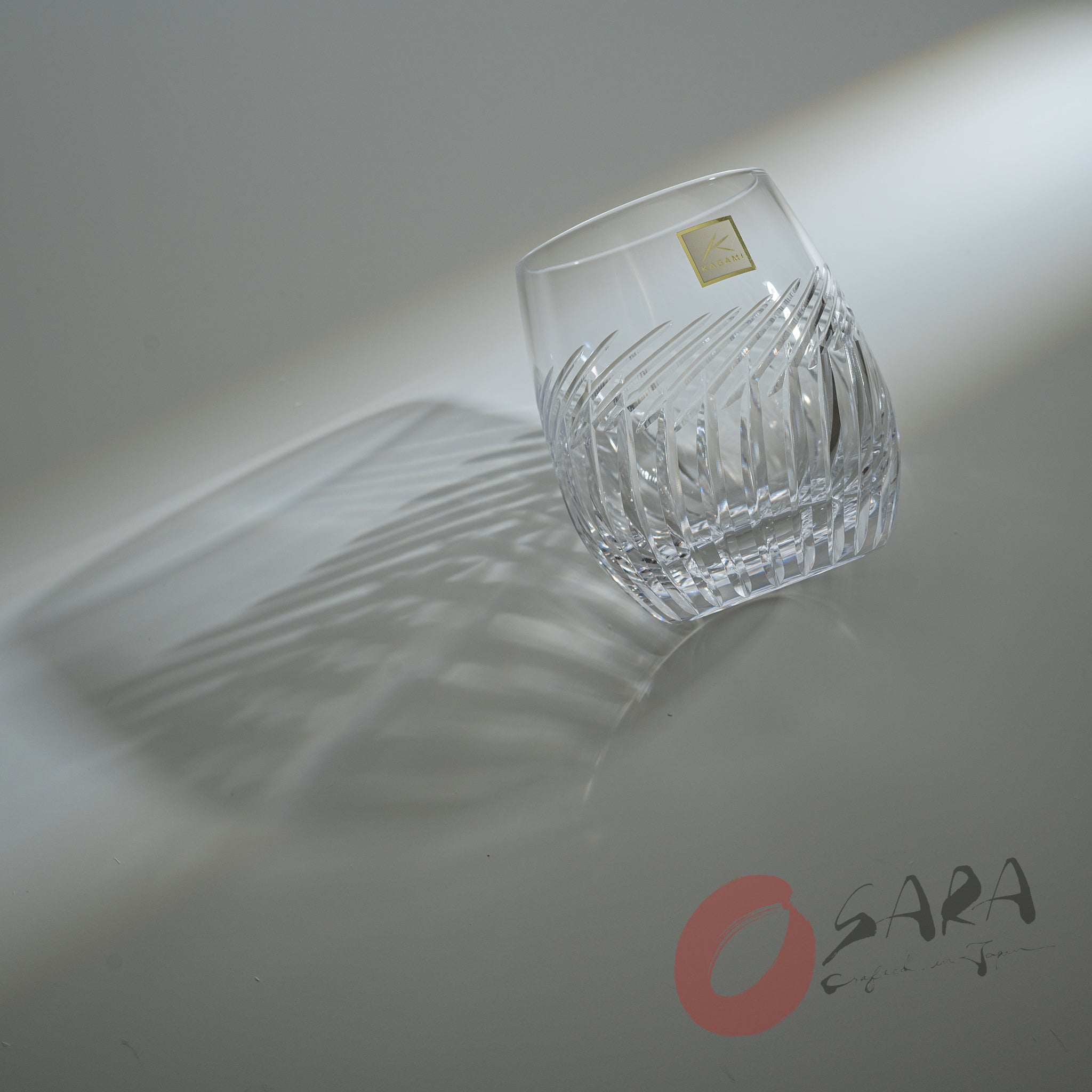 KAGAMI Crystal Japanese Handmade Whiskey Glass - 250 ml - Wind