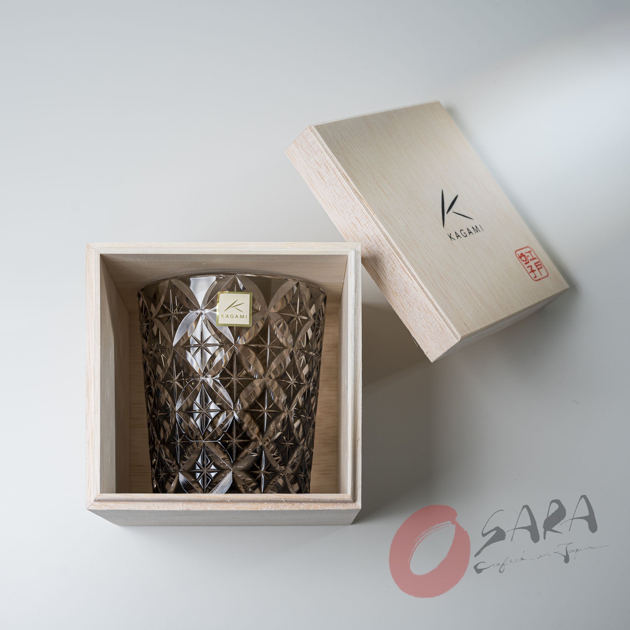 KAGAMI Crystal Multilayer Coloured Rock Glass - Cloisonne / 七宝