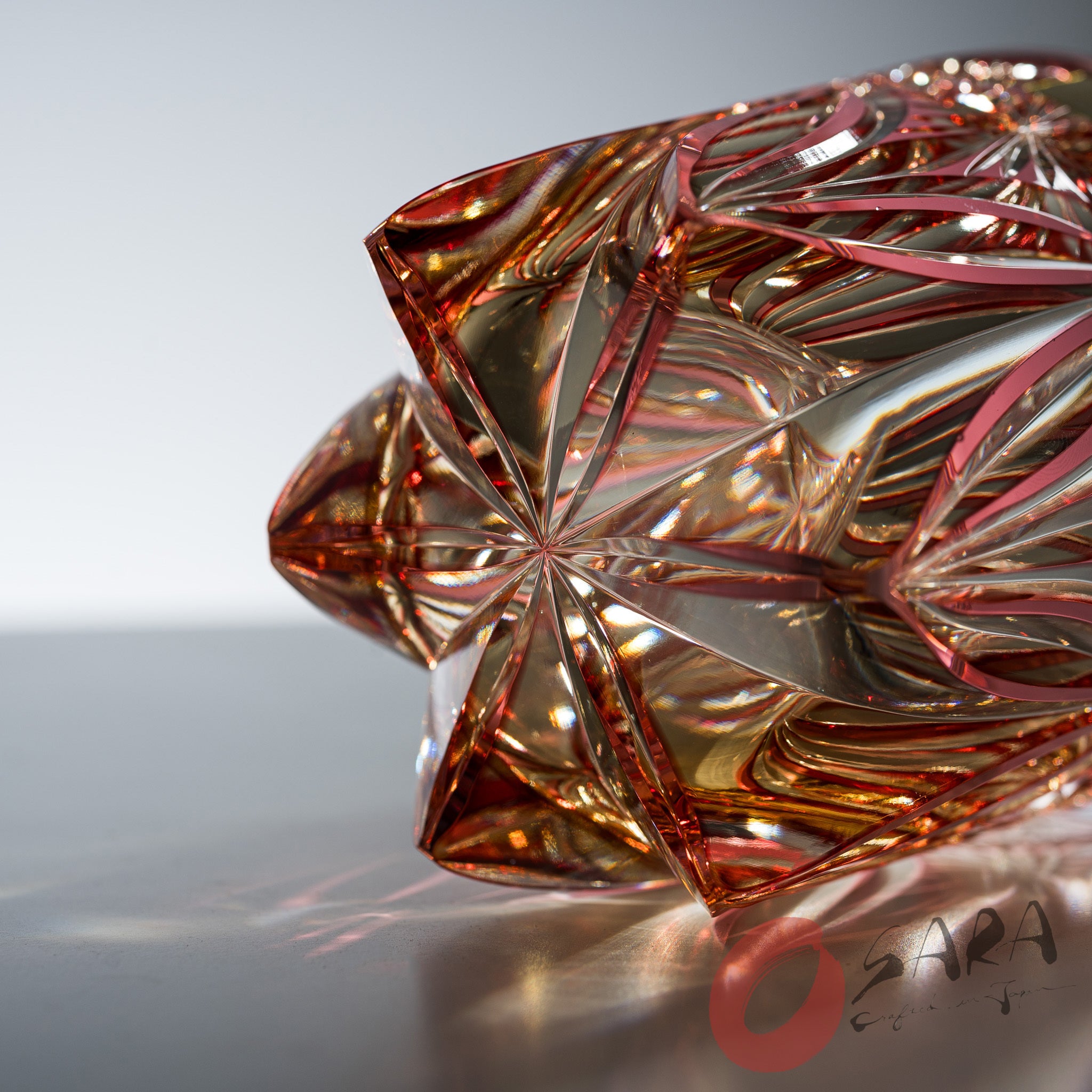 KAGAMI Crystal Multilayer Coloured Rock Glass - Kirara / 綺良々