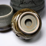 Obori Soma Ware Double Layer Horse Sake Set / 大堀相馬焼 酒セット