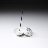 KOUSAIDO Choju-Giga Shell Incense Holder - Archery Play / 香彩堂 香皿