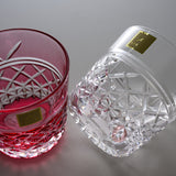 Limited Edition - Year of Horse - KAGAMI Crystal Edo-Kiriko Pair Sake Glass - Yui / 限定品 干支ペア酒グラス