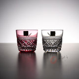 Limited Edition - Year of Horse - KAGAMI Crystal Edo-Kiriko Pair Sake Glass - Yui / 限定品 干支ペア酒グラス
