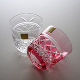 Limited Edition - Year of Horse - KAGAMI Crystal Edo-Kiriko Pair Sake Glass - Yui / 限定品 干支ペア酒グラス
