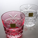 Limited Edition - Year of Horse - KAGAMI Crystal Edo-Kiriko Pair Sake Glass - Yui / 限定品 干支ペア酒グラス
