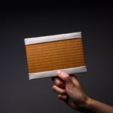 Tatami Coaster – Woven Igusa with Decorative Cloth Border / 畳コースター