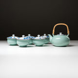 Hasami ware Seiji Grape Teapot Set - Set of 5 / 葡萄の茶器セット