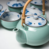 Hasami ware Seiji Grape Teapot Set - Set of 5 / 葡萄の茶器セット