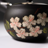Hand-painted Tokoname Teapot - 270 ml - Sakuragusa / 常滑急須