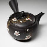 Hand-painted Tokoname Teapot - 280 ml - Flower Petals / 常滑急須