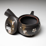 Hand-painted Tokoname Teapot - 280 ml - Flower Petals / 常滑急須