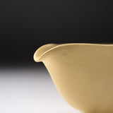 Yuzamashi – Tokoname Water Cooling Bowl - Saffron Sand / 常滑 湯冷し