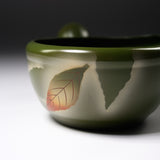 Tokoname Yusamashi pot with Spout - 250 ml - Fallen Leaf / 常滑急須