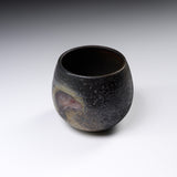 MORI TOSHIAKI Bizen Pottery Tea Cup - Crimson Flame / 備前焼 酒カップ