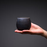 MORI TOSHIAKI Bizen Pottery Tea Cup - Smoky Ember / 備前焼 酒カップ
