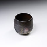 MORI TOSHIAKI Bizen Pottery Tea Cup - Smoky Ember / 備前焼 酒カップ