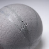 MORI TOSHIAKI Bizen Pottery Sake Cup - Silver Ash / 備前焼 酒カップ