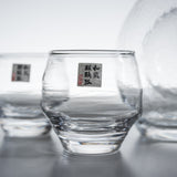 Transparent Cold Pocket Sake Set - 1 Jug With 2 Sake Cups / 冷酒用 酒器セット