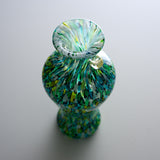 Tsugaru Vidro Free-blown Flower Vase - Fresh Green of Oirase Gorge / 奥入瀬の新緑