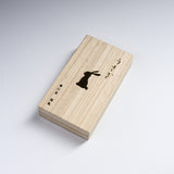 KOUSAIDO Assorted Incense with Holder in Paulownia Box / 香彩堂 うさぎのお香セット