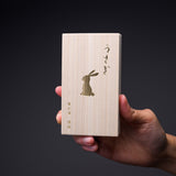KOUSAIDO Assorted Incense with Holder in Paulownia Box / 香彩堂 うさぎのお香セット
