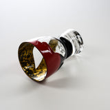 URUSHI MUTO Lacquer Shot Glass TsuTsuMu - Wairo / 漆武藤 漆グラス