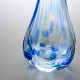 Vidro Flower Light Glass Vase - Summer Blue / 津軽びいどろ 花瓶