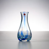 Vidro Flower Light Glass Vase - Summer Blue / 津軽びいどろ 花瓶