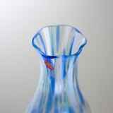 Vidro Flower Light Glass Vase - Summer Blue / 津軽びいどろ 花瓶