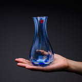 Vidro Flower Light Glass Vase - Summer Blue / 津軽びいどろ 花瓶