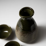 Mino ware Pottery Sake Set - Oribe / やまい伊藤 酒器セット