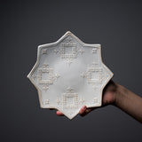 Wakasama Kiln Christmas Snowflake Plate - 2 Sizes